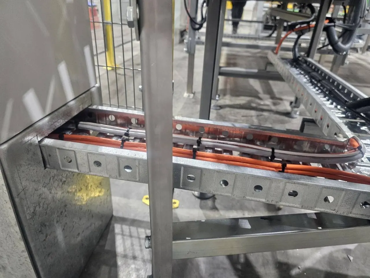New cable tray installation