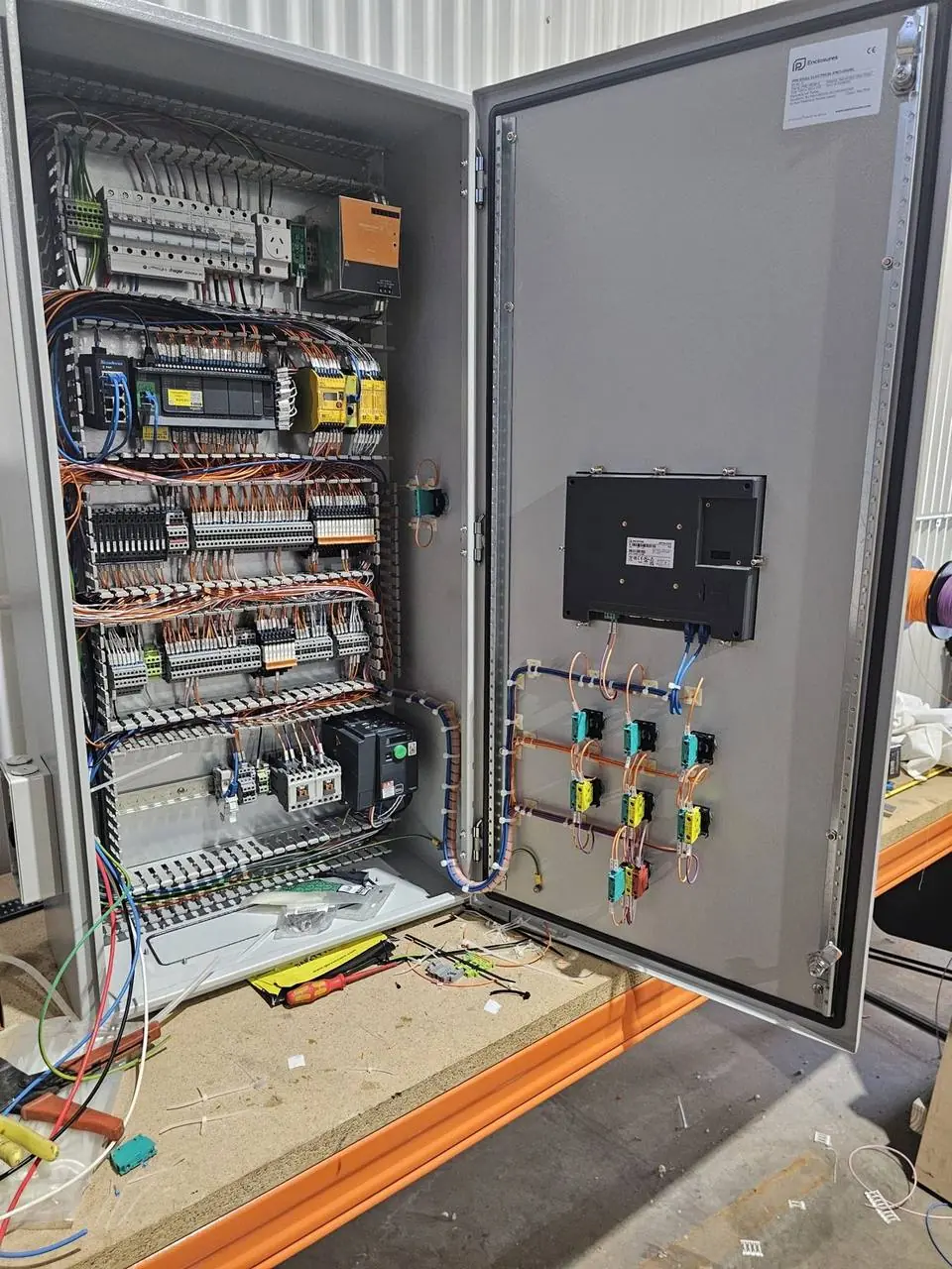New control panel with HMI