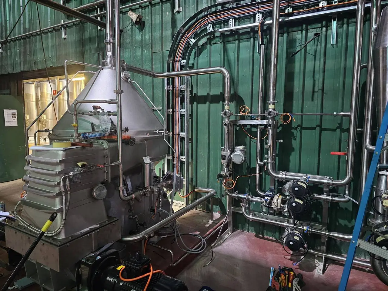 Process equipment after installation